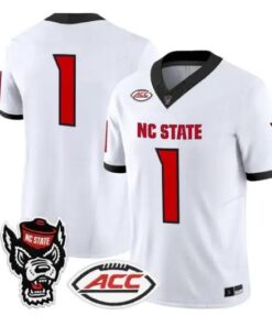 Team Jersey #1 NC State Wolfpack 2026 Vapor Limited All Stitched by My Store NCAA Football Jerseys