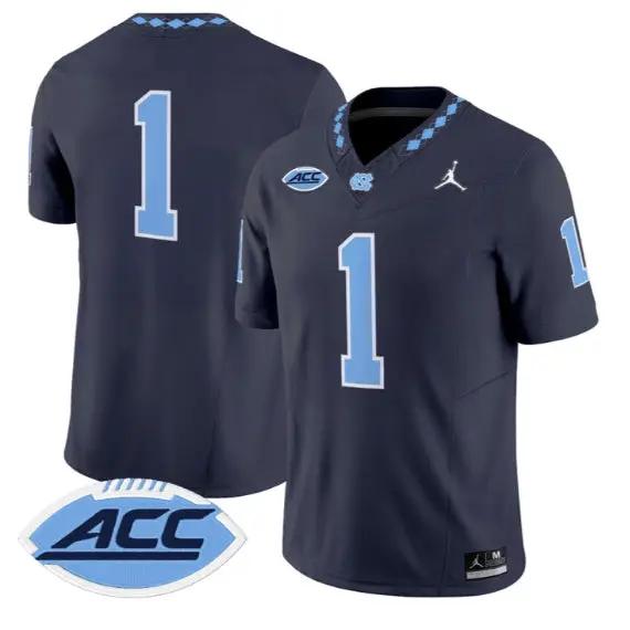 Team Jersey #1 North Carolina Tar Heels 2026 Limited All Stitched by My Store NCAA Football Jerseys