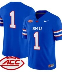 Team Jersey #1 SMU Mustangs 2026 Vapor Limited All Stitched by My Store NCAA Football Jerseys