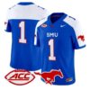Team Jersey #1 SMU Mustangs 2026 Vapor Limited All Stitched - Top Design Fan Team Jersey #1 SMU Mustangs 2026 Vapor Limited All Stitched