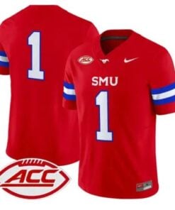 Team Jersey #1 SMU Mustangs 2026 Vapor Limited All Stitched by My Store NCAA Football Jerseys
