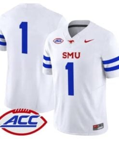 Team Jersey #1 SMU Mustangs 2026 Vapor Limited All Stitched by My Store NCAA Football Jerseys