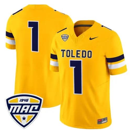 Team Jersey #1 Toledo Rockets 2026 Vapor Limited - All Stitched by My Store NCAA Football Jerseys