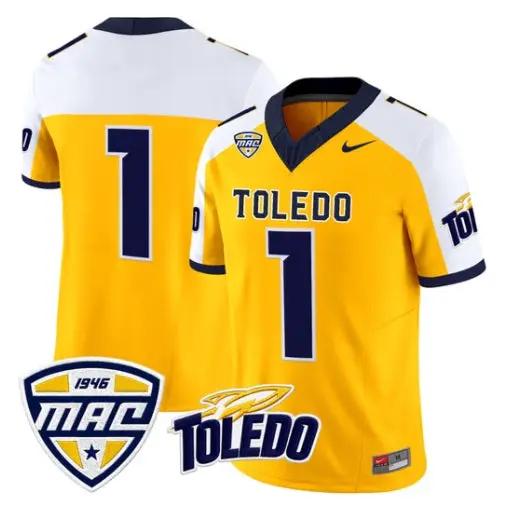 Team Jersey #1 Toledo Rockets 2026 Vapor Limited - All Stitched by My Store NCAA Football Jerseys