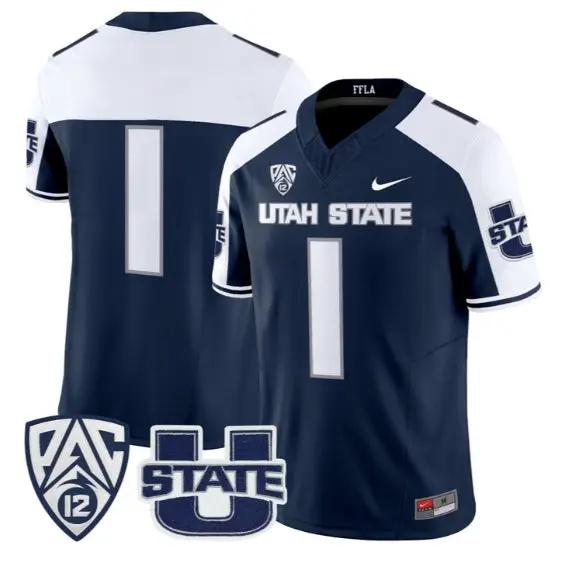 Team Jersey #1 Utah State Aggies 2026 Vapor Limited All Stitched - Top Design Fan Team Jersey #1 Utah State Aggies 2026 Vapor Limited All Stitched