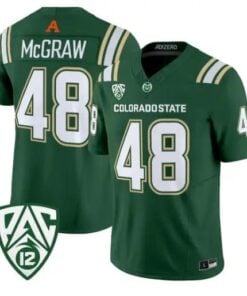 Thurman McGraw Jersey #48 Colorado State Rams 2026 Vapor All Stitched by My Store NCAA Football Jerseys