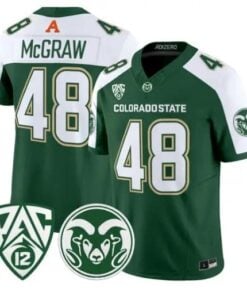 Thurman McGraw Jersey #48 Colorado State Rams 2026 Vapor All Stitched by My Store NCAA Football Jerseys
