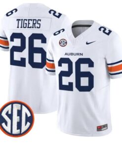Tigers Auburn #26 Auburn Tigers Jersey 2026 Vapor Limited Stitched by My Store NCAA Football Jerseys