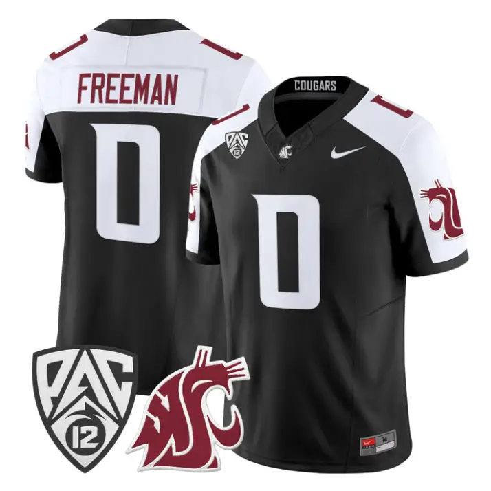 TeamJersey #1 Washington State Cougars 2026 Vapor Stitched - Top Design Fan TeamJersey #1 Washington State Cougars 2026 Vapor Stitched
