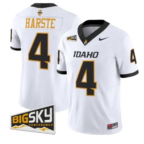 Tony Harste #4 Idaho Vandals Jersey 2026 Vapor Limited All Stitched by My Store NCAA Football Jerseys