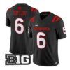 Trae Taylor #6 Nebraska Cornhuskers Jersey 2026 Alter All-black Limited Stitched - Top Design Fan Trae Taylor #6 Nebraska Cornhuskers Jersey 2026 Alter All-black Limited Stitched