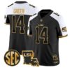 Trey'Dez Green #14 LSU Tigers 2026 Louisiana Patch Gold All Stitched - Top Design Fan Trey'Dez Green #14 LSU Tigers 2026 Louisiana Patch Gold All Stitched