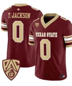 Tymere Jackson Jersey #0 Texas State Bobcats 2026 Vapor All Stitched
