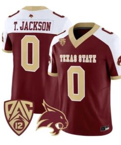 Tymere Jackson Jersey #0 Texas State Bobcats 2026 Vapor All Stitched