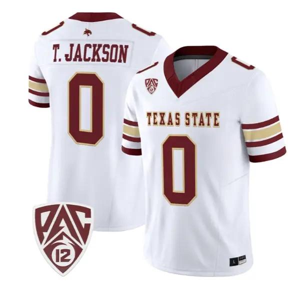 Tymere Jackson Jersey #0 Texas State Bobcats 2026 Vapor All Stitched