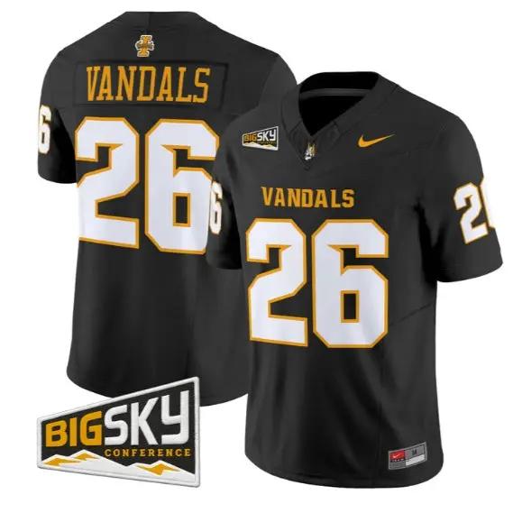 Vandals #26 Idaho Vandals Jersey 2026 Vapor Limited - All Stitched by My Store NCAA Football Jerseys