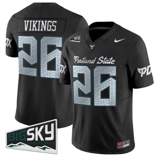 Vikings State Jersey #26 Portland State Vikings 2026 Limited All Stitched