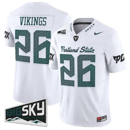 Vikings State Jersey #26 Portland State Vikings 2026 Limited All Stitched