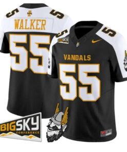 Wayne Walker #55 Idaho Vandals Jersey 2026 Vapor Limited All Stitched by My Store NCAA Football Jerseys