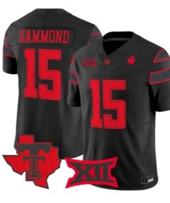 Will Hammond Jersey #15 Texas Tech Red Raiders 2026 Vapor Limited All Stitched