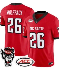 Wolfpack Jersey #26 NC State Wolfpack 2026 Vapor Limited All Stitched