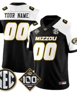 Missouri Tigers 100th Anniversary of Memorial Stadium Vapor Custom Jersey - Stitched