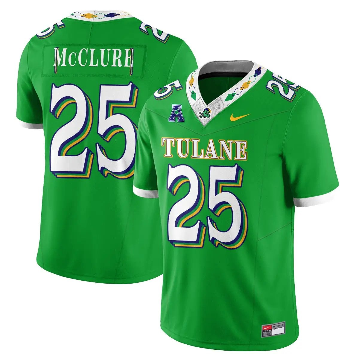 tulane-green-wave-2026-city-football-vapor-jersey-stitched-03 - Top Design Fan Tulane Green Wave 2026 City Football Vapor Jersey - Stitched