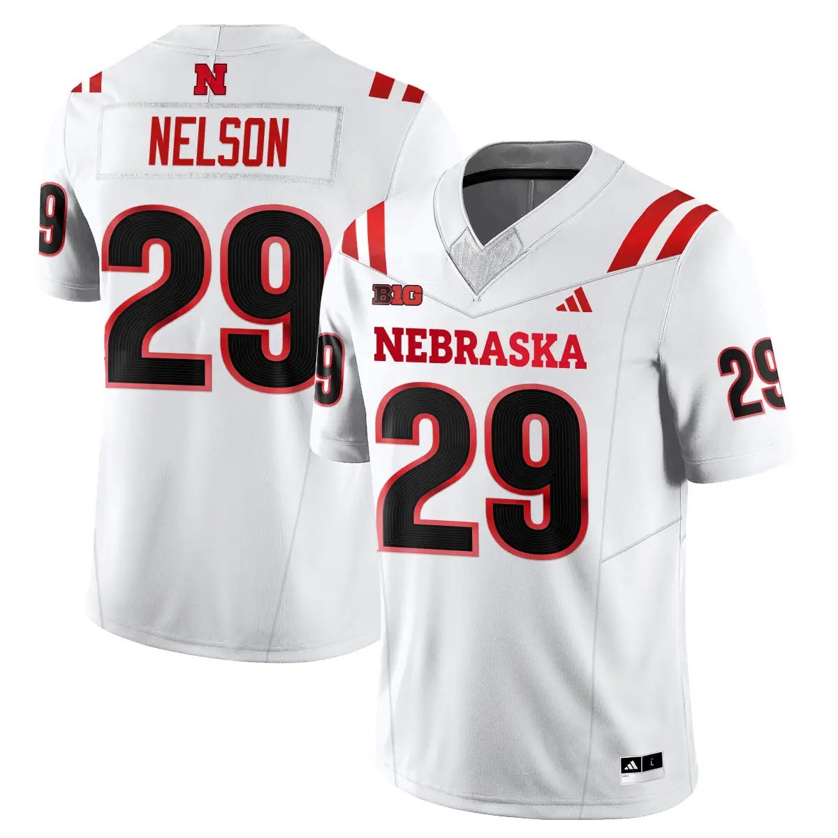 Nebraska Huskers 2026 "The Fire Rises" Vapor Jersey - Stitched by Nebraska Huskers