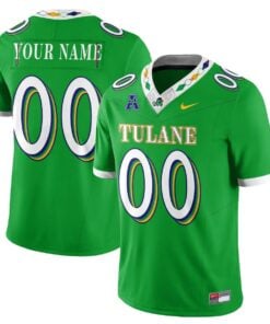 Tulane Green Wave 2026 City Football Vapor Custom Jersey - Stitched