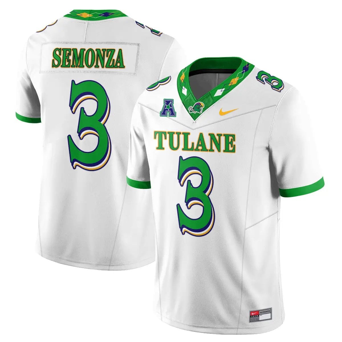 tul-2026-mardi-gras-inspired-city-edition-stitched-2-26 - Top Design Fan Tulane Green Wave 2026 Mardi Gras-Inspired City Edition - Stitched