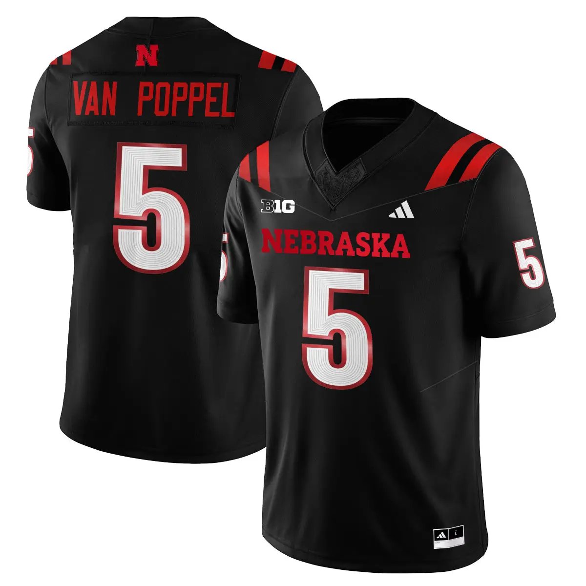 Nebraska Huskers 2026 "The Fire Rises" Vapor Jersey - Stitched by Nebraska Huskers