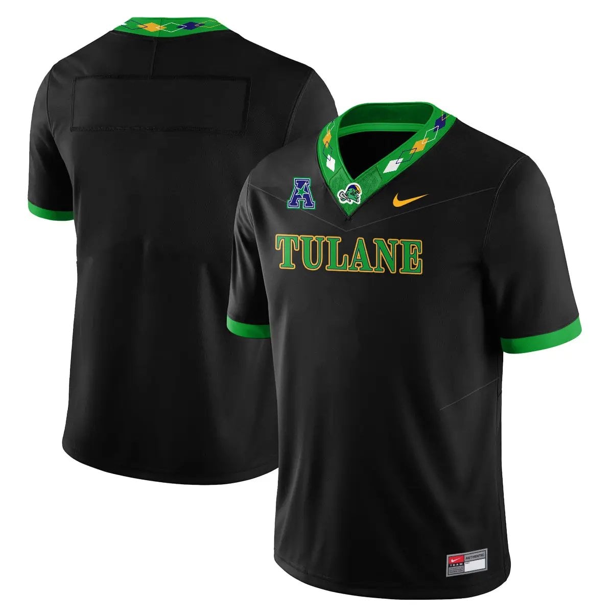 tulane-green-wave-2026-city-football-vapor-jersey-stitched-19 - Top Design Fan Tulane Green Wave 2026 City Football Vapor Jersey - Stitched