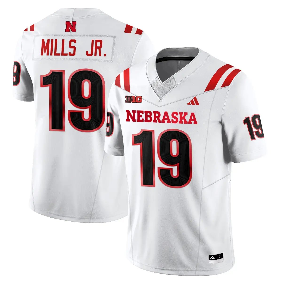Nebraska Huskers 2026 "The Fire Rises" Vapor Jersey - Stitched by Nebraska Huskers