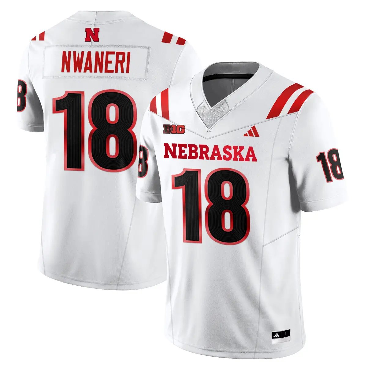 Nebraska Huskers 2026 "The Fire Rises" Vapor Jersey - Stitched by Nebraska Huskers