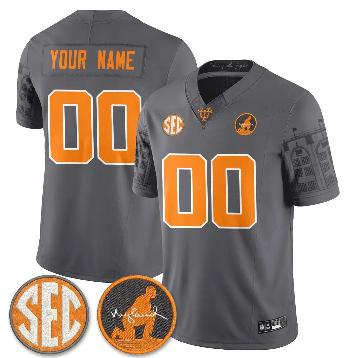 Tennessee Volunteers Built from Legacy Custom Jersey - Stitched - Top Design Fan Tennessee Volunteers Built from Legacy Custom Jersey - Stitched