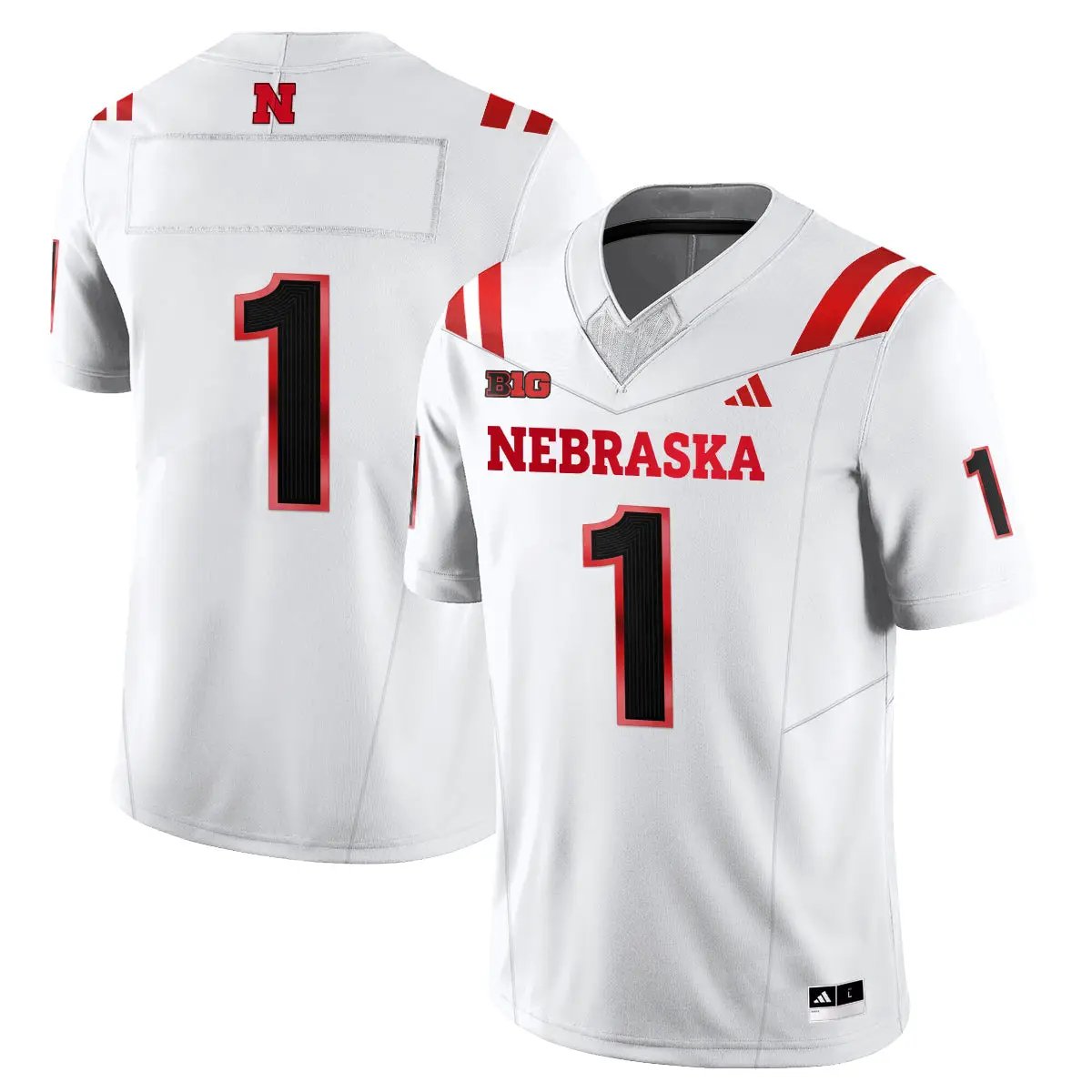 Nebraska Huskers 2026 "The Fire Rises" Vapor Jersey - Stitched by Nebraska Huskers