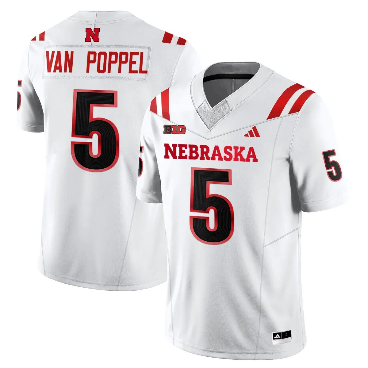 Nebraska Huskers 2026 "The Fire Rises" Vapor Jersey - Stitched by Nebraska Huskers