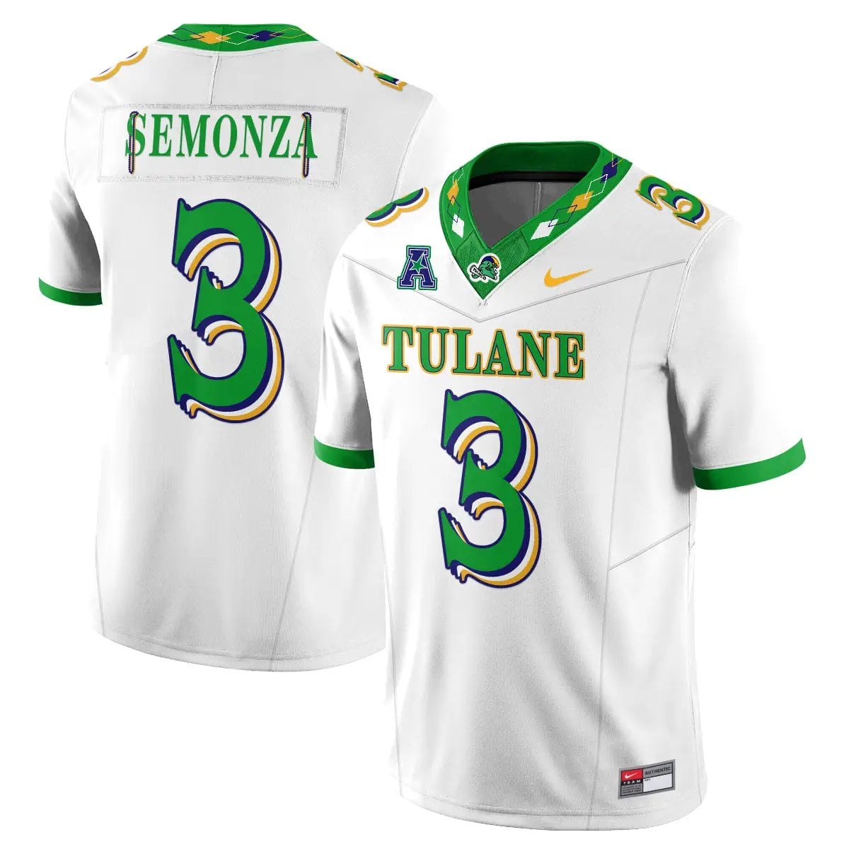 tulane-green-wave-2026-city-football-vapor-jersey-stitched-26 - Top Design Fan Tulane Green Wave 2026 City Football Vapor Jersey - Stitched
