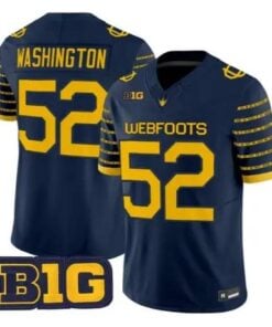 A Mauri Washington Jersey #52 Oregon Ducks 1916 Throwback Stitched by My Store NCAA Football Jerseys