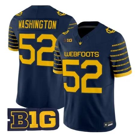 A Mauri Washington Jersey #52 Oregon Ducks 1916 Throwback Stitched by My Store NCAA Football Jerseys