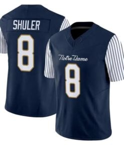 Adon Shuler Jersey #8 Notre Dame Fighting Irish 2018 Shamrock Series Stitched by My Store NCAA Football Jerseys