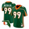 Ahmad Moten Jersey #99 Miami Hurricanes Throwback Florida Patch Stitched - Top Design Fan Ahmad Moten Jersey #99 Miami Hurricanes Throwback Florida Patch Stitched
