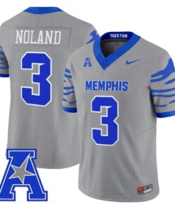 Air Noland Jersey #3 Memphis Tigers 2026 Vapor Limited All Stitched by My Store NCAA Football Jerseys