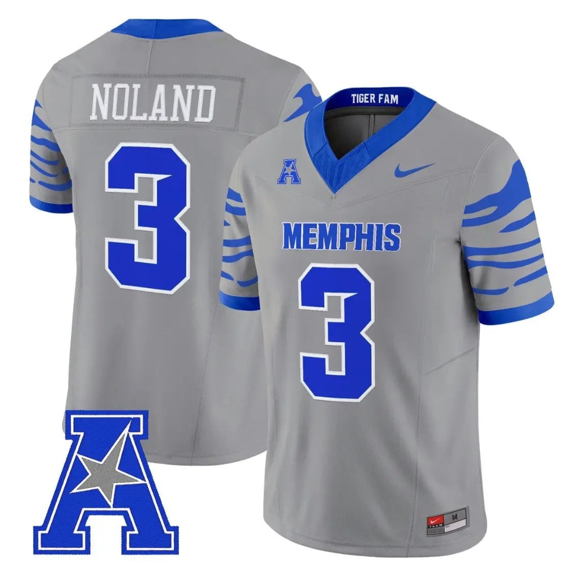 air-noland-jersey-3-memphis-tigers-2026-vapor-limited-all-stitched-01 - Top Design Fan Air Noland Jersey #3 Memphis Tigers 2026 Vapor Limited All Stitched