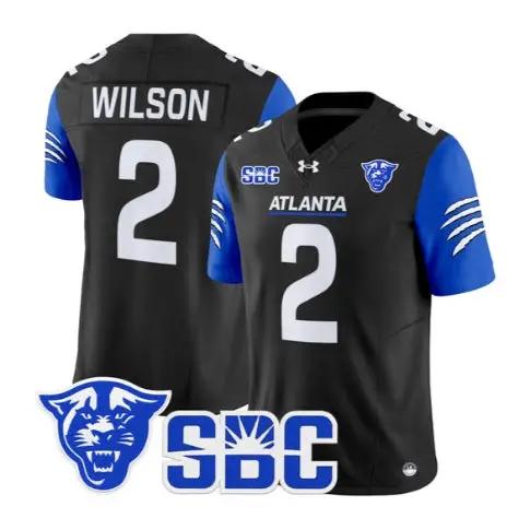 Albert Wilson Jersey #2 Georgia State Panthers 2026 All Stitched by My Store NCAA Football Jerseys