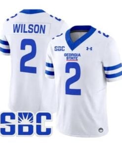 Albert Wilson Jersey #2 Georgia State Panthers 2026 All Stitched by My Store NCAA Football Jerseys