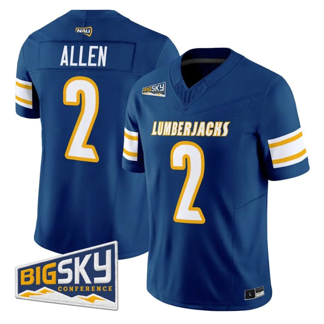 ammon-allen-jersey-2-northern-arizona-lumberjacks-2026-vapor-stitched-01 - Top Design Fan Ammon Allen Jersey #2 Northern Arizona Lumberjacks 2026 Vapor Stitched