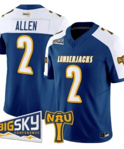 Ammon Allen Jersey #2 Northern Arizona Lumberjacks 2026 Vapor Stitched by My Store NCAA Football Jerseys