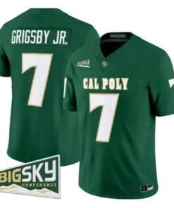 Anthony Grigsby Jr Jersey #7 Cal Poly Mustangs 2026 All Stitched by My Store NCAA Football Jerseys