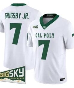 Anthony Grigsby Jr Jersey #7 Cal Poly Mustangs 2026 All Stitched by My Store NCAA Football Jerseys